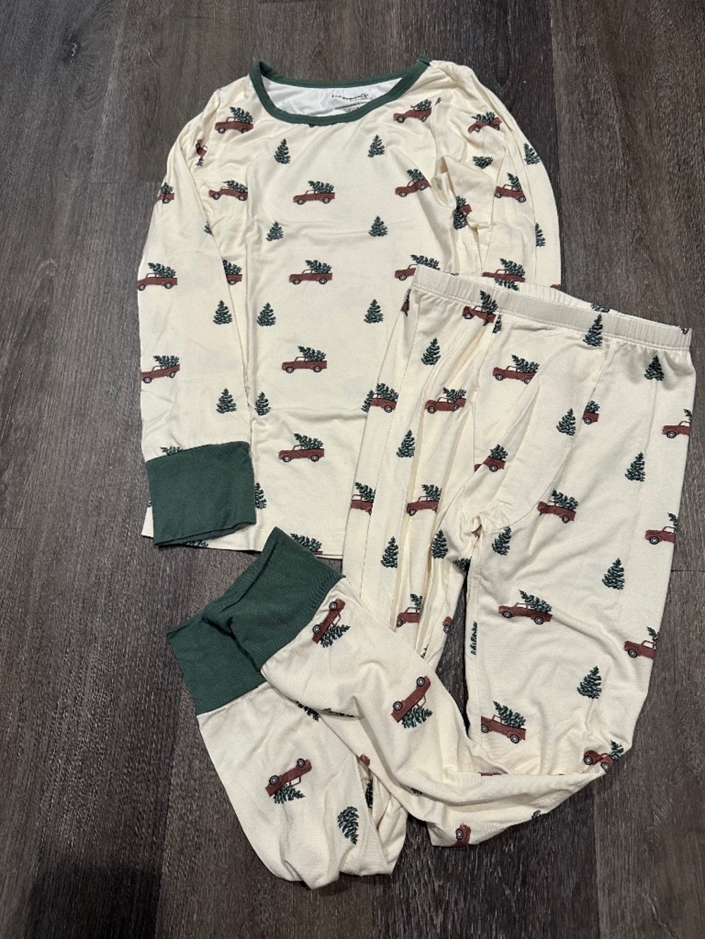 Baby Sprouts size 8 bamboo Christmas Jammie